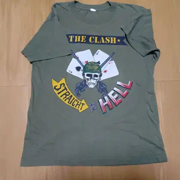 1984 THE CLASH 빈티지 밴드 티셔츠