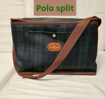 Polo Spirit 체크 무늬 숄더백