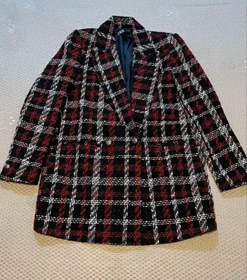 ZARA 자라 자켓 코트 체크 무늬