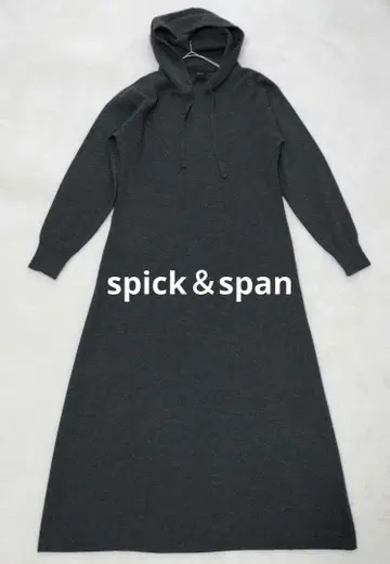 [새상품급] spick & span 후디니트 원피스 그레이 프리 24SS