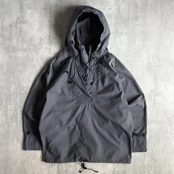 [ 70s vintage ] 헝가리군 아노락 후드티 레이스업 짧은 기장