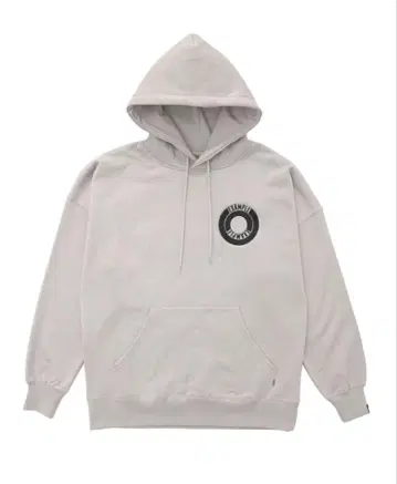 EXAMPLE ROUND LOGO HOODIE 그레이 XL