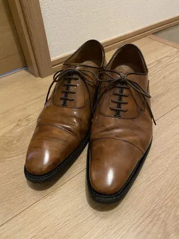 REGAL 스트레이트 팁 비즈니스 슈즈 가죽 신발 브라운 25.5cm