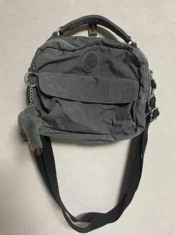 Kipling 그레이 나일론 숄더백