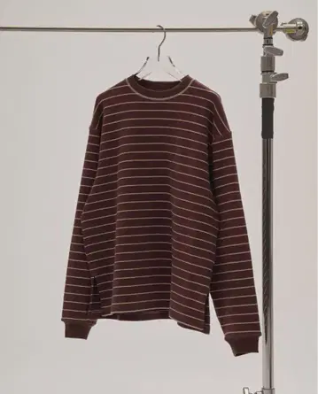 todayful Border Long T-shirts 초코