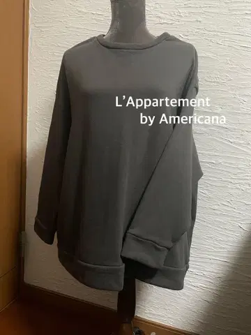 [ L'Appartement ] 그레이 맨투맨 상의