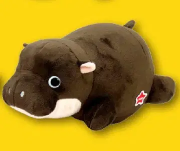 다이토 한정판 치비카바 히포폰 코로링 기믹 봉제 인형 거친 하마