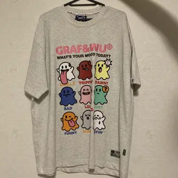 GRAF&WU 캐릭터 T셔츠 그레이