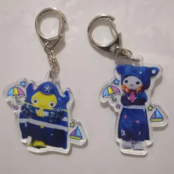 요코하마 DeNA 베이스타즈 세일러 레인코트 아크릴 키링 챠피