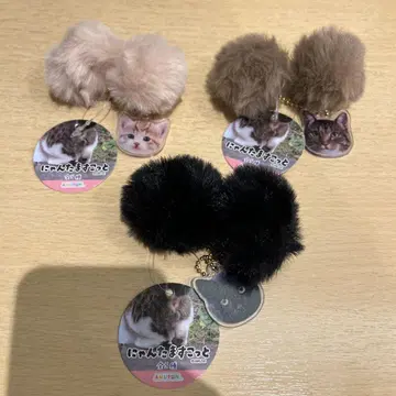 냥타마 마스코트 차트라 키지트라 베이지 쿠로