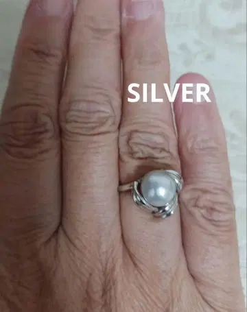 펄 SILVER 반지
