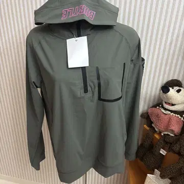 미사용 새상품 BURTLE 하프 지퍼 후디 가을용 사이즈 S 작업옷