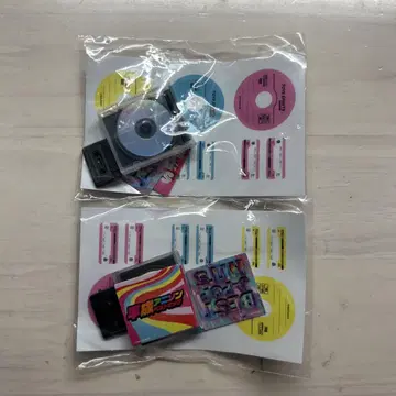 정말 녹음 재생! 레트로 miniCD 플레이어 마스코트 부속 미디어 세트