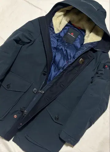 퓌테리 PEUTEREY 시론 CIRONE 다운 코트 네이비 L