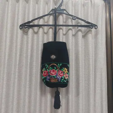 페일러 백 토트 복조리 셔닐 직조 블랙 FEILER