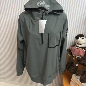 미사용 새상품 BURTLE 하프 지퍼 후디 가을용 사이즈 L 작업복