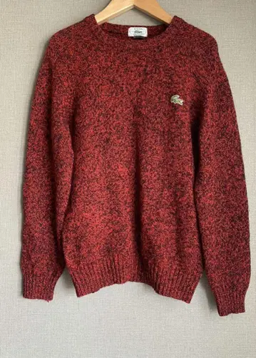 IZOD Lacoste 빨간색 니트 스웨터 M