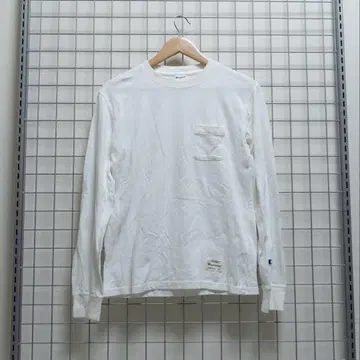 Champion 화이트 롱 슬리브