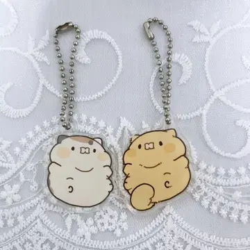 옆집 냥코 페어 키링