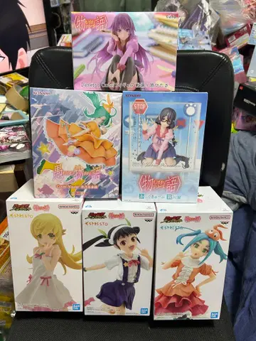 모노가타리 시리즈 피규어 6개 세트 미사용