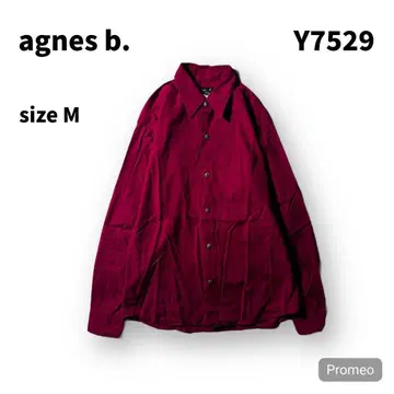 [ 즉시 구매 OK ] agnes.b 긴팔 셔츠 사이즈 2 레드