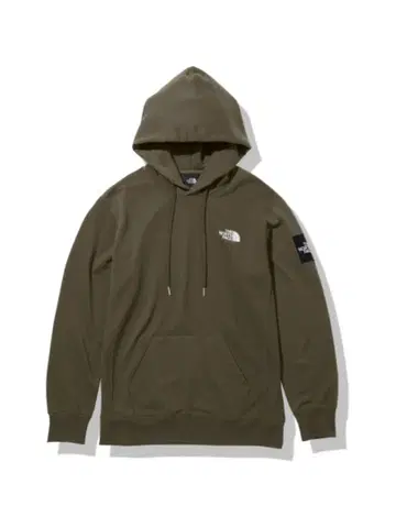 THE NORTH FACE 올리브 후드 부착 후드티