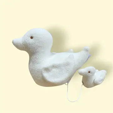 오리 봉제 인형 (오르골 포함) 아기 수면 완구
