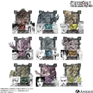 진격의 거인 Anique 거인대전 디오라마 아크릴 스탠드 엘렌 예거