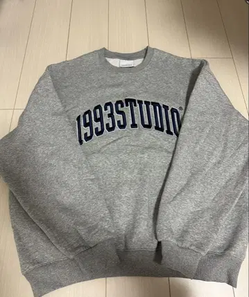 1993STUDIO 맨투맨 그레이 속기모