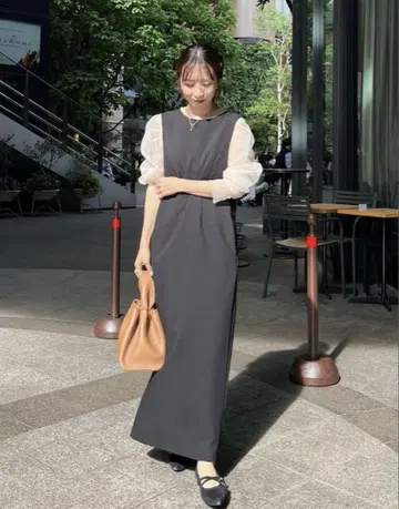 카프리슈 레마쥬 백 벨트 점프 스커트