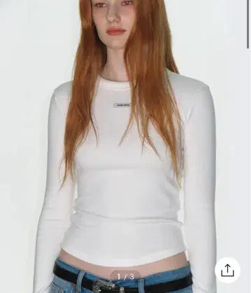 CRANK Crewneckbasiclongsleevetop_white
