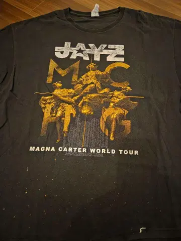JAY-Z MAGNA CARTER 월드 투어 셔츠 XL