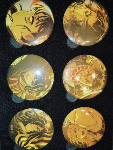 극장판 귀멸의 칼날 무한성편 키 비주얼 캔뱃지