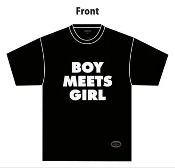 이쵸 BOYZ 밴딩 T셔츠 M 사이즈 BOY MEETS GIRL