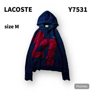 [ 즉시 구매 OK ] LACOSTE 후드티 후디 사이즈 4 네이비