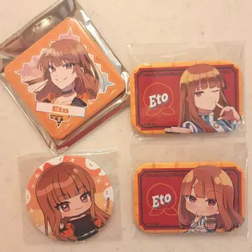 컬러풀 피치 에토 캔뱃지 컬렉션 웬디즈 이온