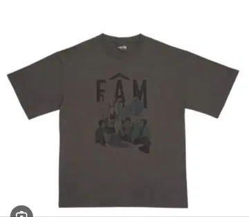 타임리스 FAM 티셔츠 차콜 그레이