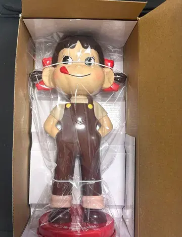 후지야 탁상 페코짱 인형 고개 흔드는 인형 브라운