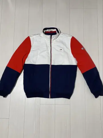 TOMMY JEANS 트리콜로르 점퍼 M 사이즈