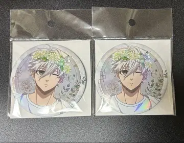 블루 록 flower crown 나기 세이시로 빅 홀로그램 캔뱃지