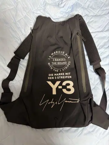 Y-3 블랙 백팩