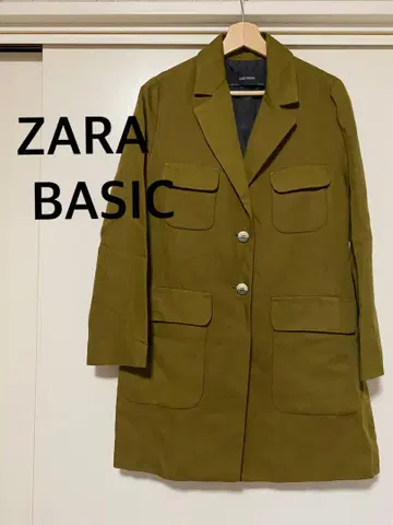 ZARA BASIC 자라 테일러드 자켓 롱 코트 빅 S 사이즈