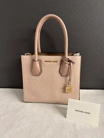 MICHAEL KORS 핑크 베이지 핸드백