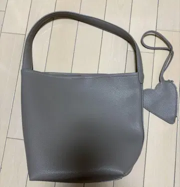 라이프 라이브 코마즈 버킷 토트 백 그레이지 S