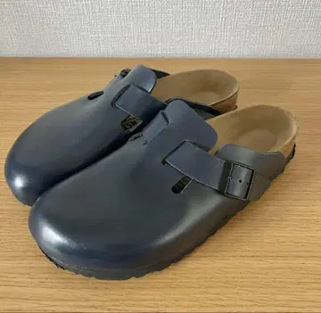 버켄스탁 보스턴 스무스 가죽 블루 37