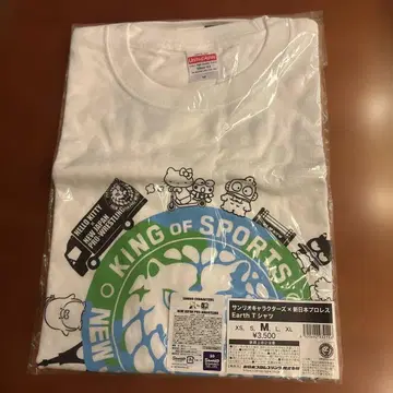 산리오 캐릭터즈 신일본 프로레슬링 T셔츠