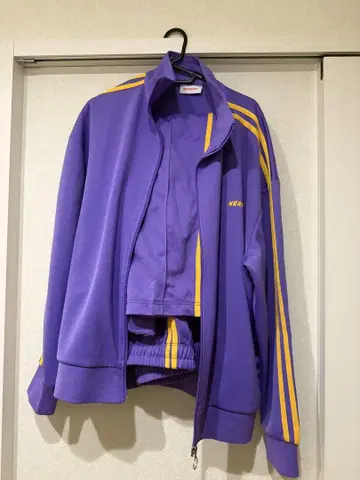 NERDY 퍼플 스트라이프 저지 세트