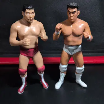 [레어] 타노우에 아키라 & 아키야마 준 피규어 세트 프로레슬링 노아