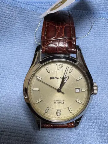 pierre cardin 자동 와인딩 시계 골드 다이얼