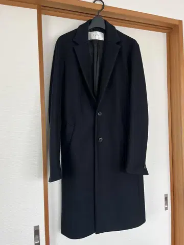 CITY 블랙 체스터 코트 L 사이즈